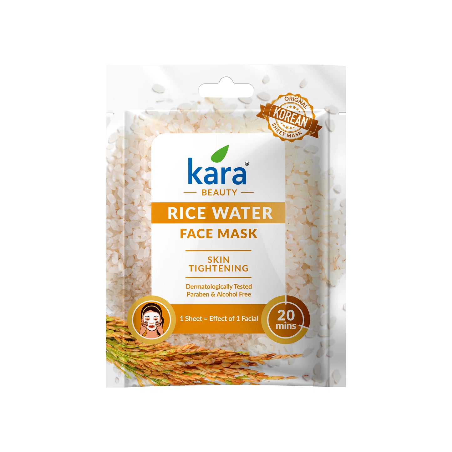 Face Mask Sheet Rice Water Skin Tightening 1 N