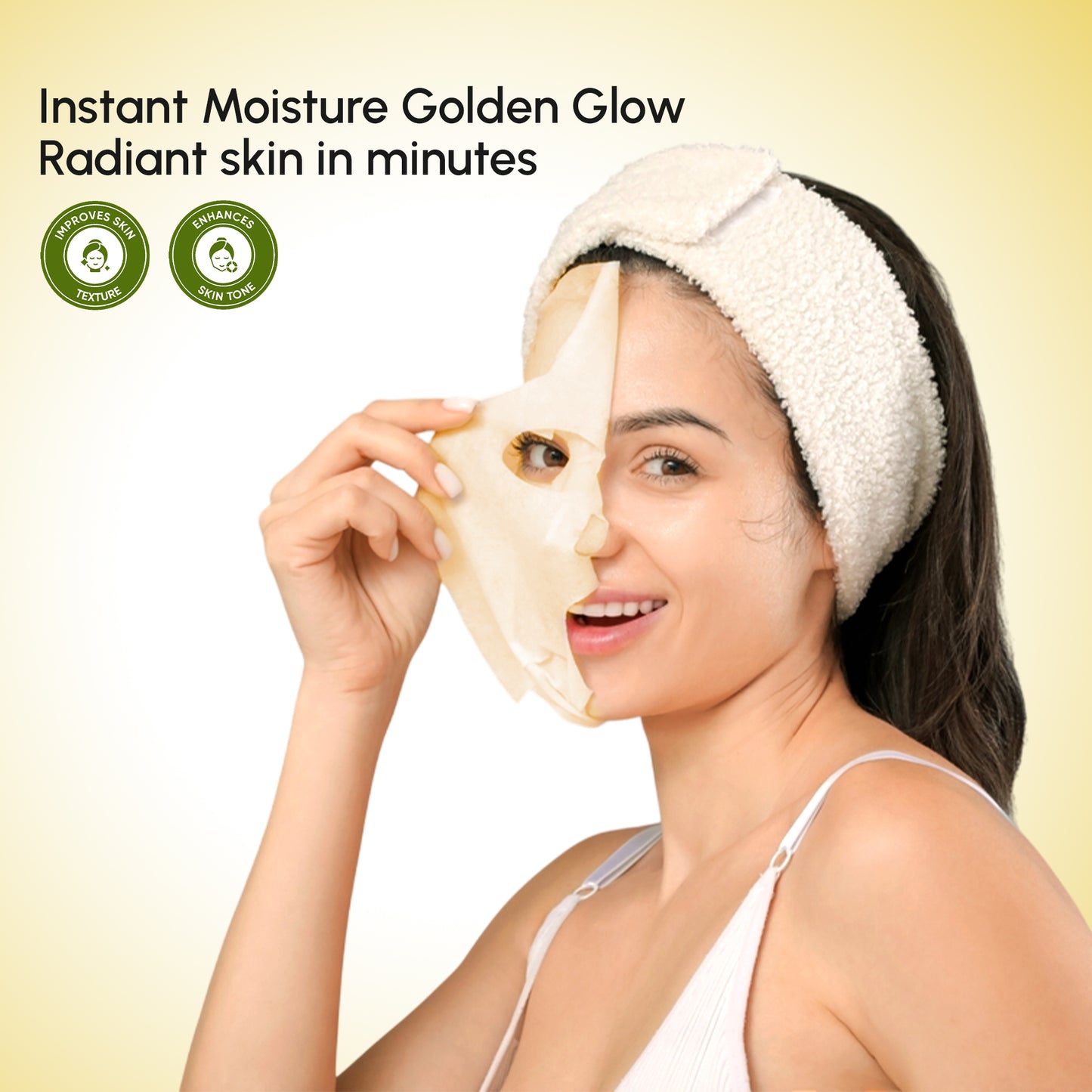 Face Mask Sheet Gold Skin Brightening 1 N