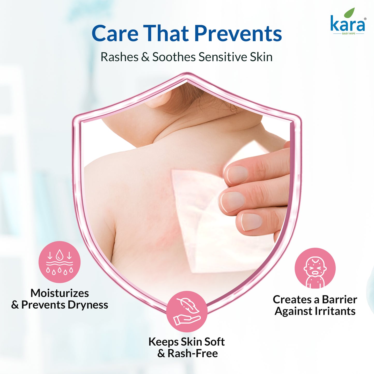 Baby Wipes 80 Pulls (Pack of 3)