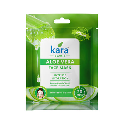 Face Mask Sheet Aloe Vera Intense Hydration 1 N