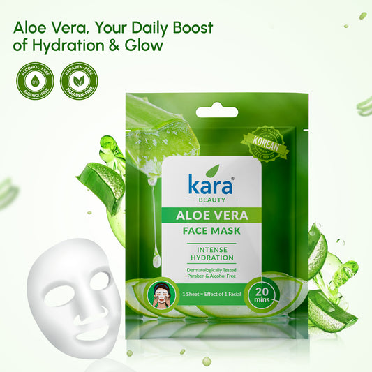 Face Mask Sheet Aloe Vera Intense Hydration 1 N