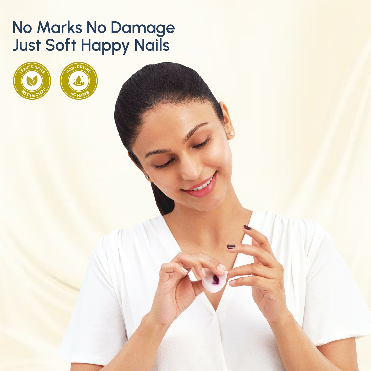 Nail Polish Remover Lemon Acetone Free Wipes 30 Pulls