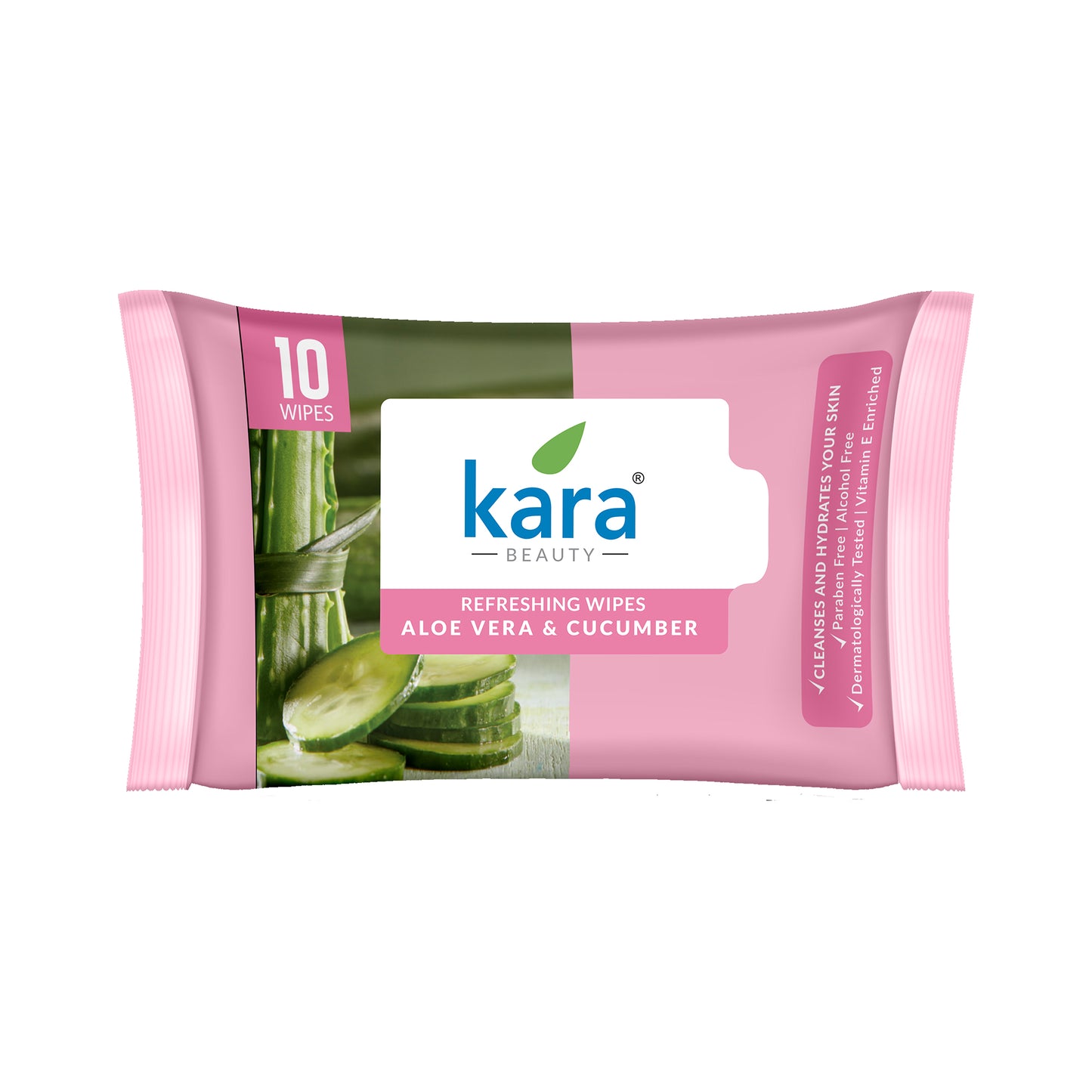 Aloe Vera & Cucumber Facial Wet Wipes 10 Pulls