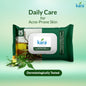 Neem & Tea Tree Oil Facial Wet Wipes 25 Pulls