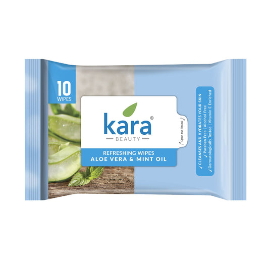 Aloe Vera & Mint Oil Facial Wet Wipes 10 Pulls