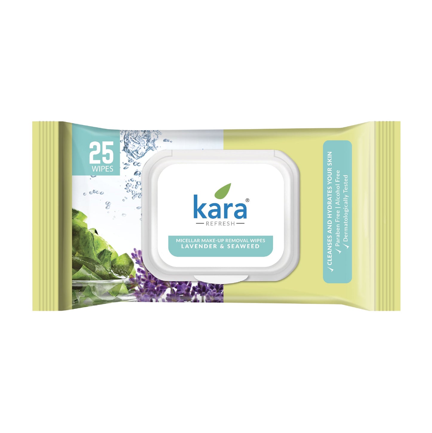 Lavender & Seaweed Makeup Removal Wipes 25 Pulls